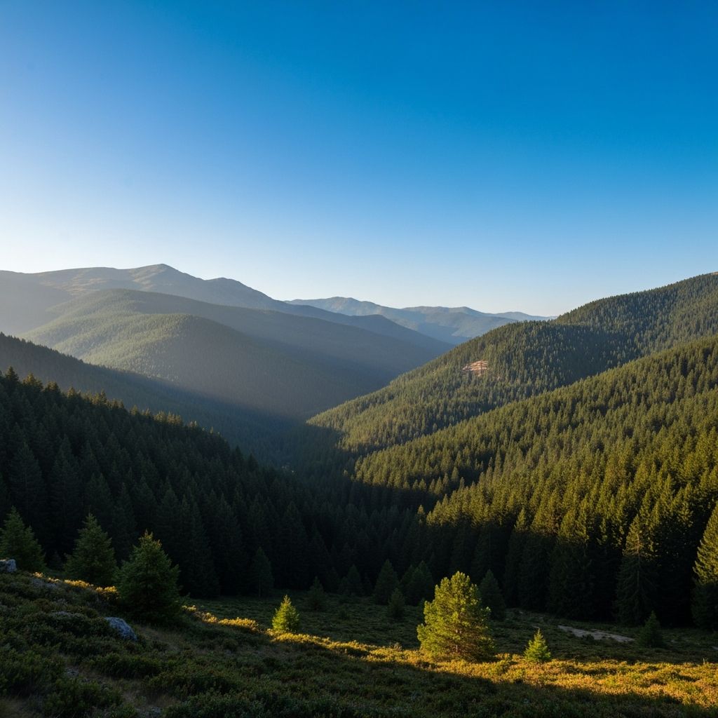 Natural landscape representing wellness